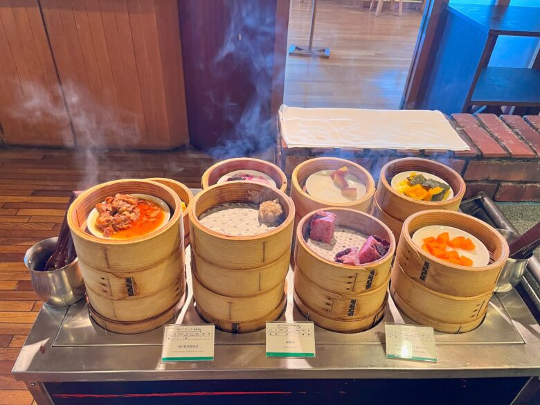 ココガーデンリゾートオキナワ 朝食 点心コーナー